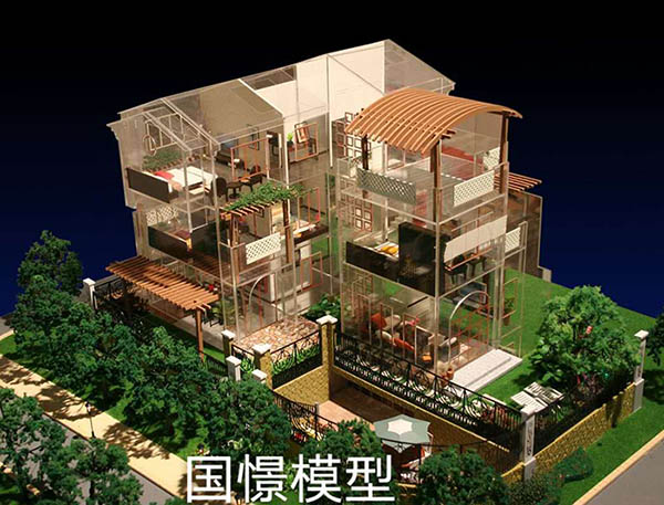 泸定县建筑模型