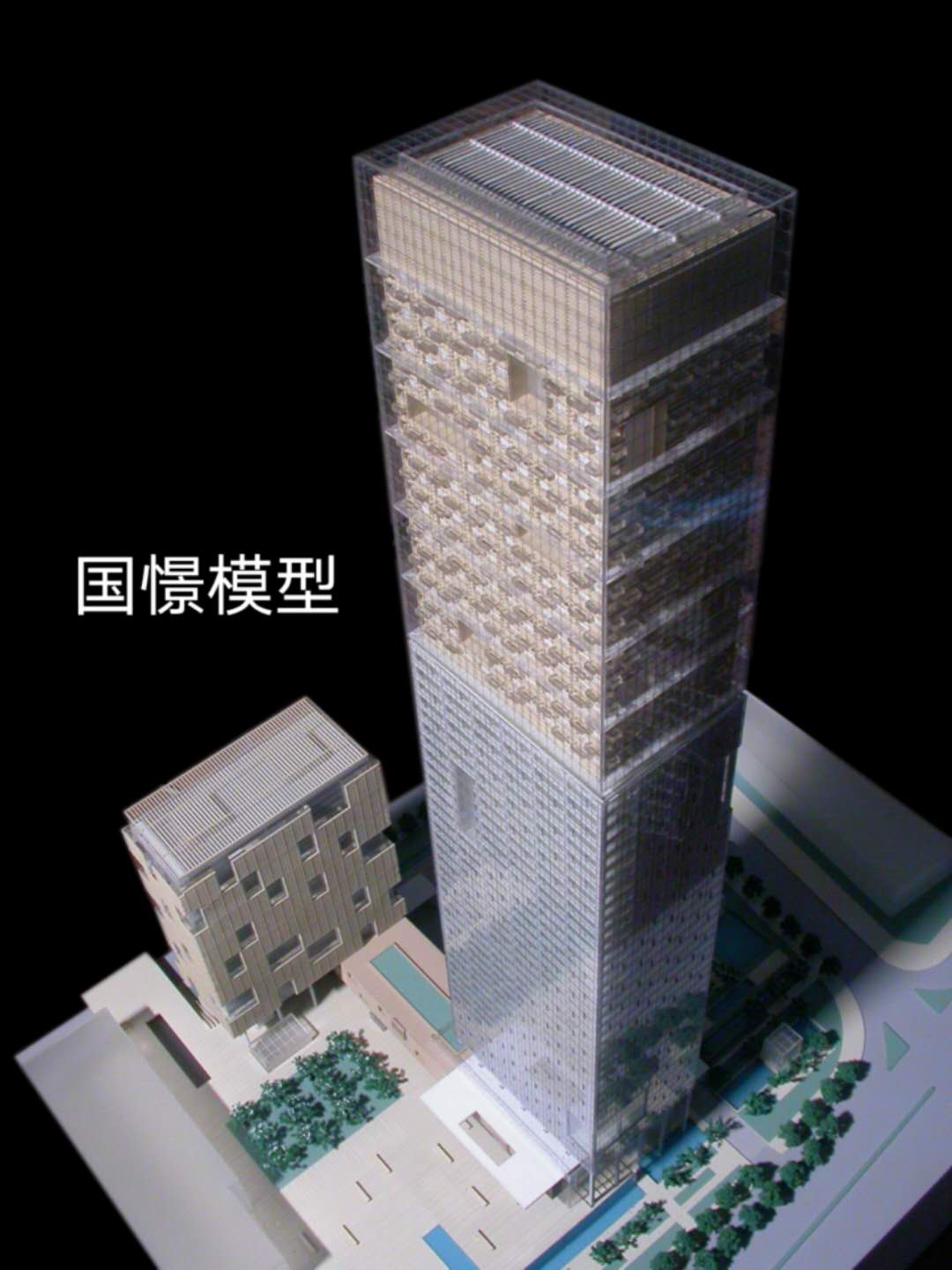 泸定县建筑模型