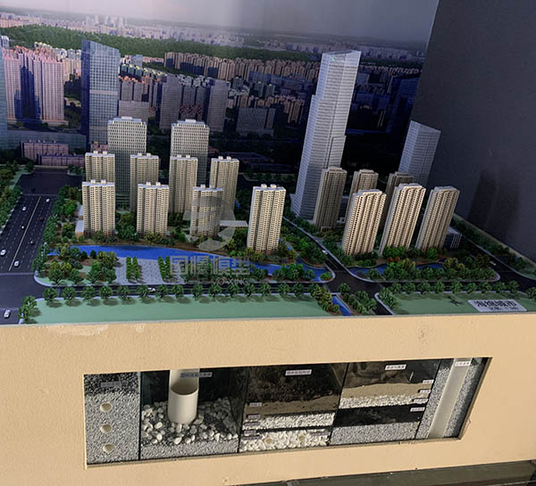 泸定县建筑模型